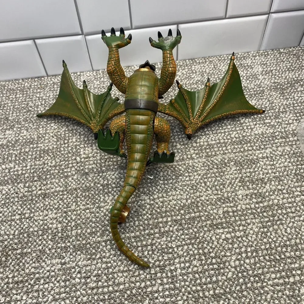 Mega Blox Krystal Wars‎ Dragon W Crystal Green Gold Excellent Cond H18